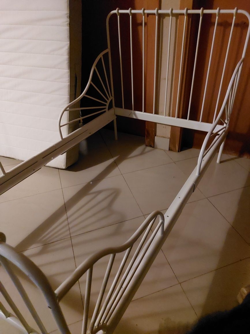 Cama extensível de criança com colchão