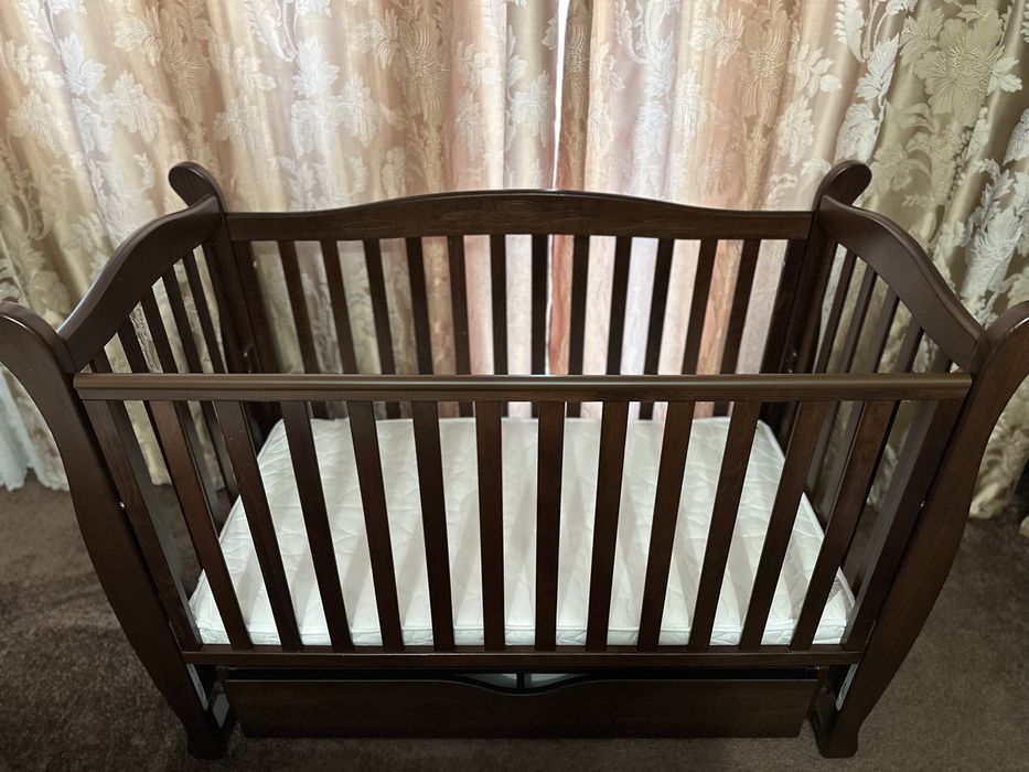 Дитяче ліжечко Верес ЛД15 горіх