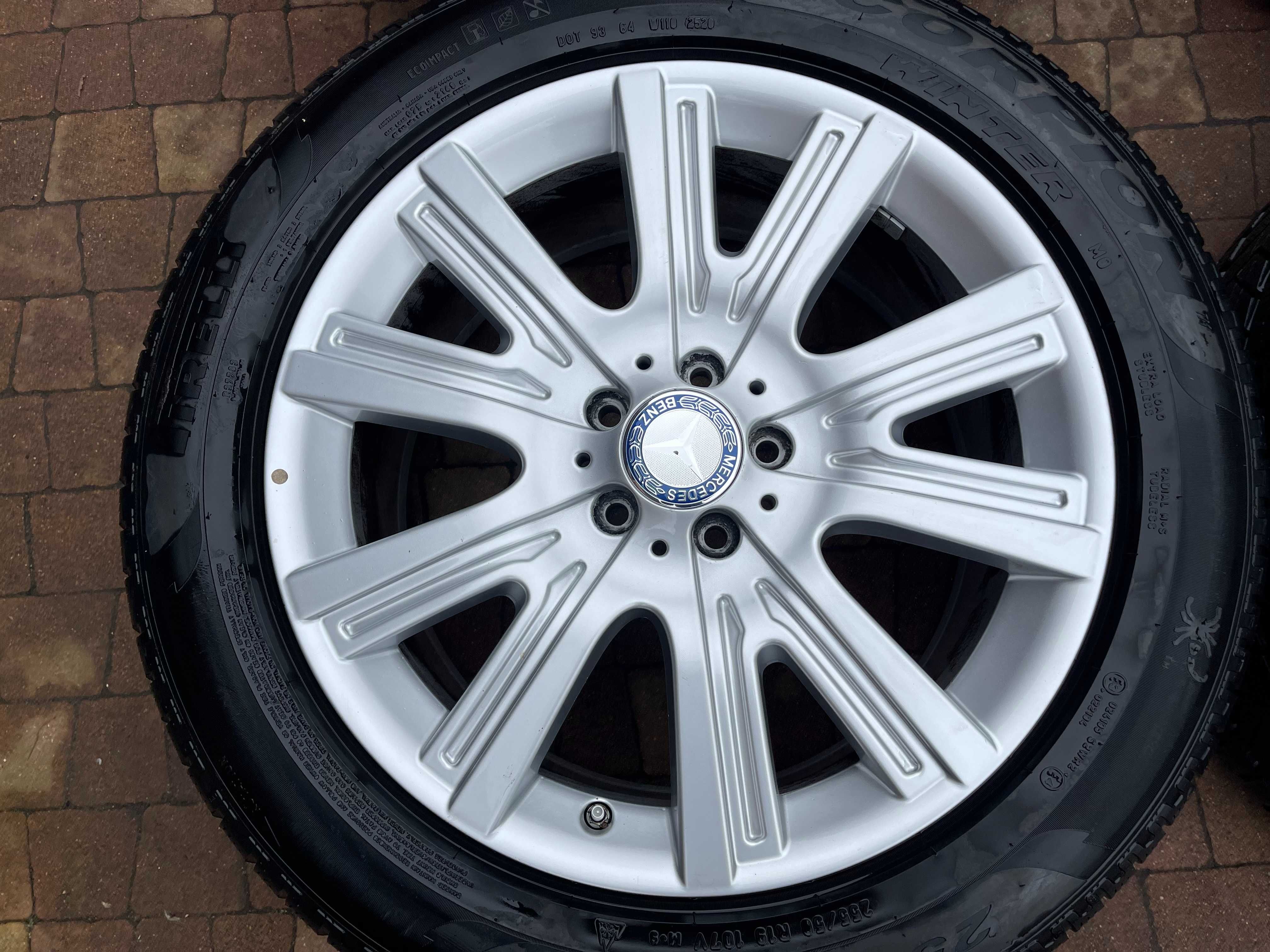 3719. Koła zimowe Mercedes ML GLE oryginalne W166 255/50/19 5x112 ET62