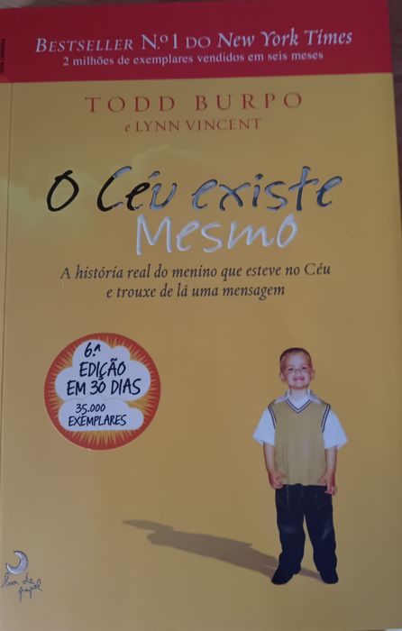 Livro "O céu existe mesmo"