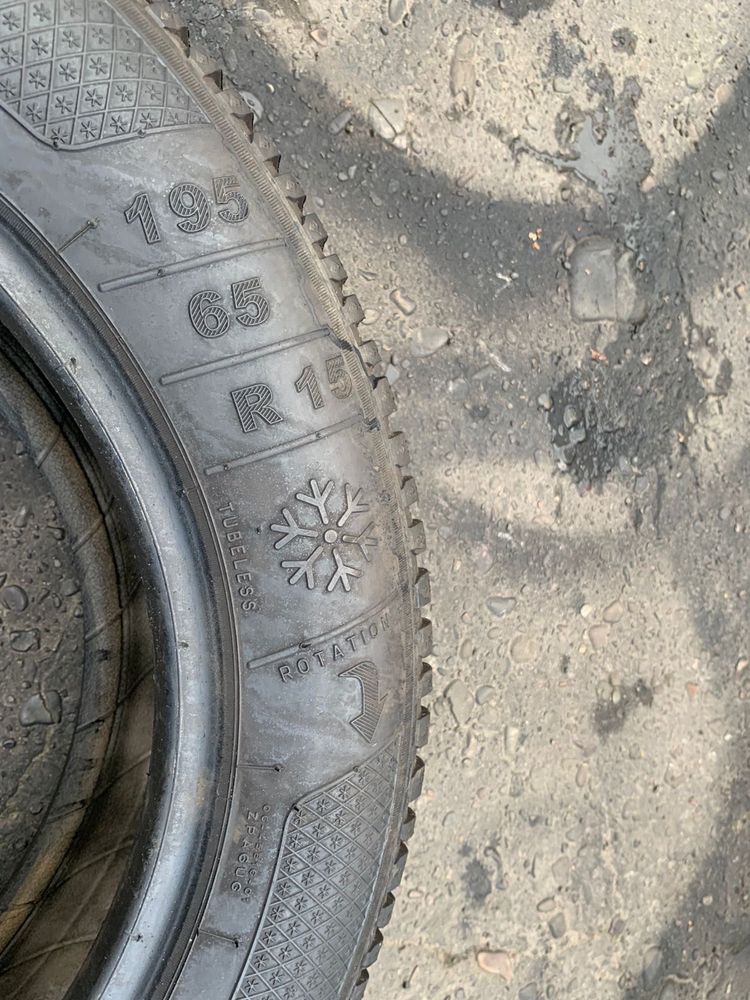 Шини 195/65 R15 Kleber зима 2020 рік,7,8 мм