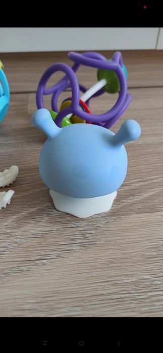 Zabawki kontrastowe, gryzaki, niemowlę , Mombella, Balibazoo, Lamaze,