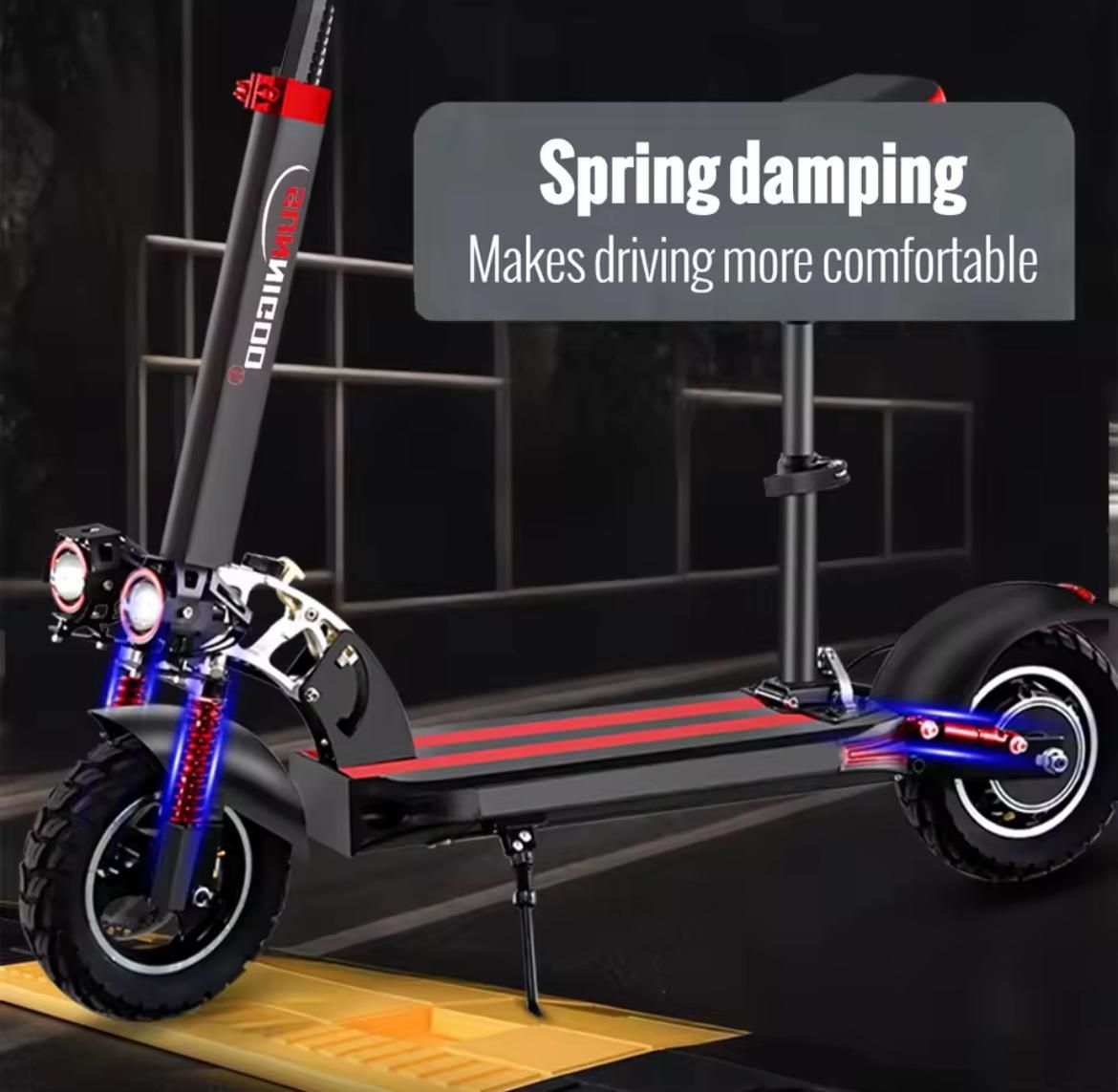 Trotinete Elétrica 800W 45km/h | Nova com Pneus Off-Road + Carregador