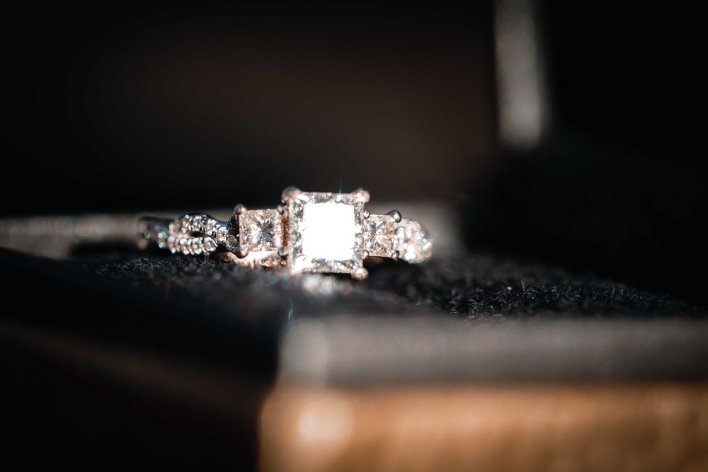 Diamenty brylanty 1.55ct F pierścionek 18K złoto VERRAGIO -50% okazja