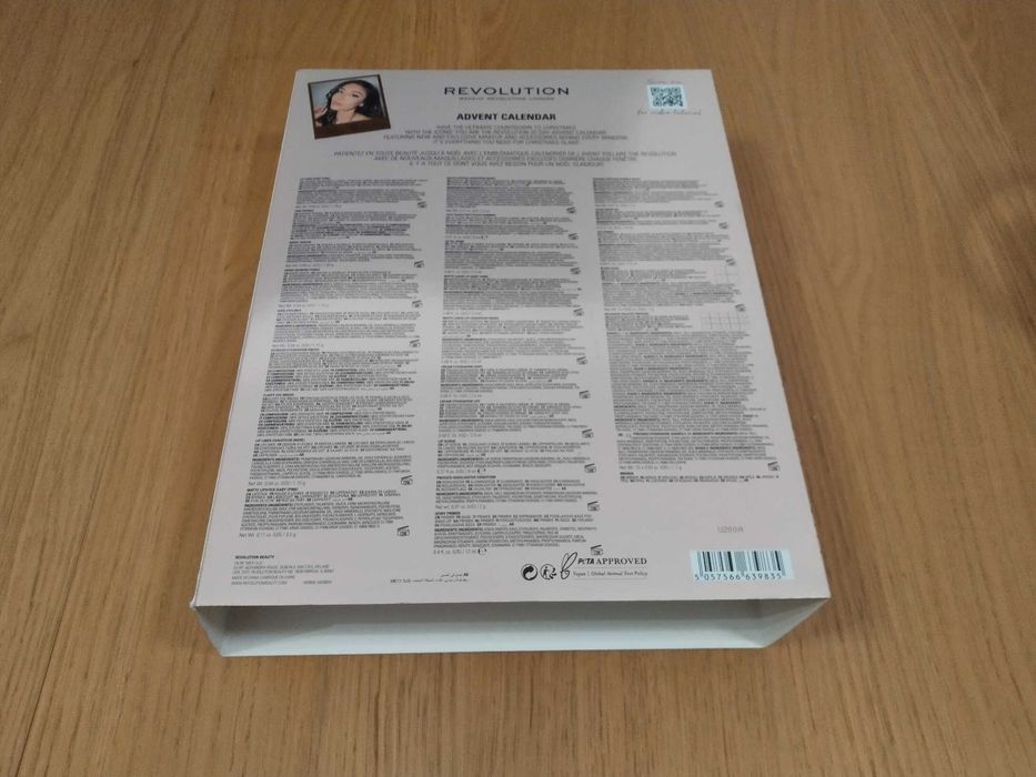 Pudełko po kalendarzu adwentowym Revolution, 25 okienek, DIY