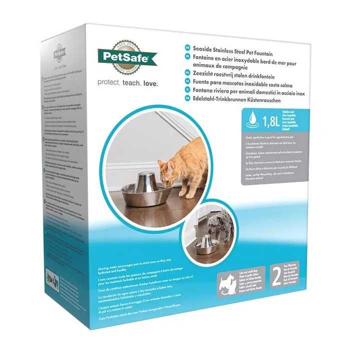 PetSafe® poidełko fontanna ze stali nierdzewnej