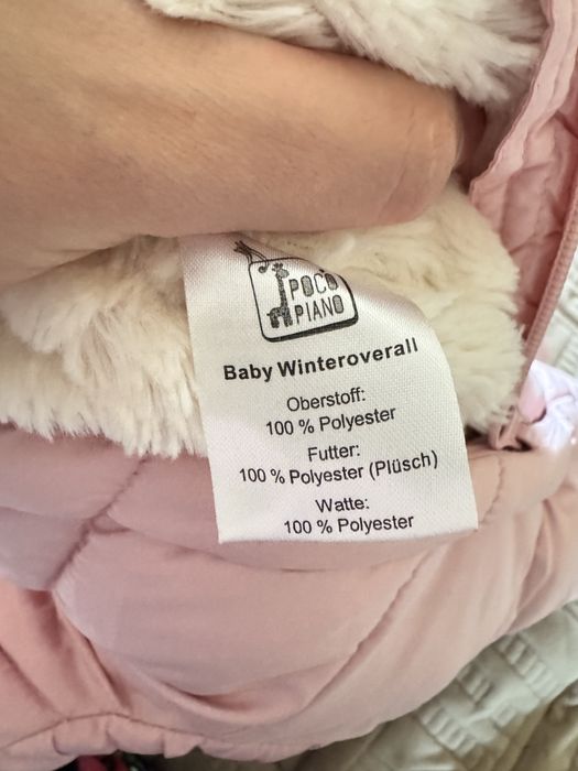 Зимовий комбінезон для дівчинки, 62-68 розмір