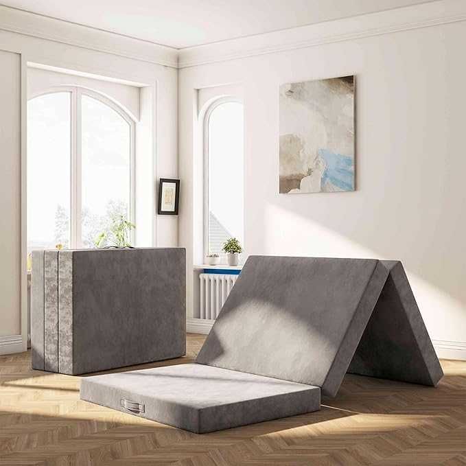 Nowy Materac Składany Turystyczny 140x195x15cm Memory Foam