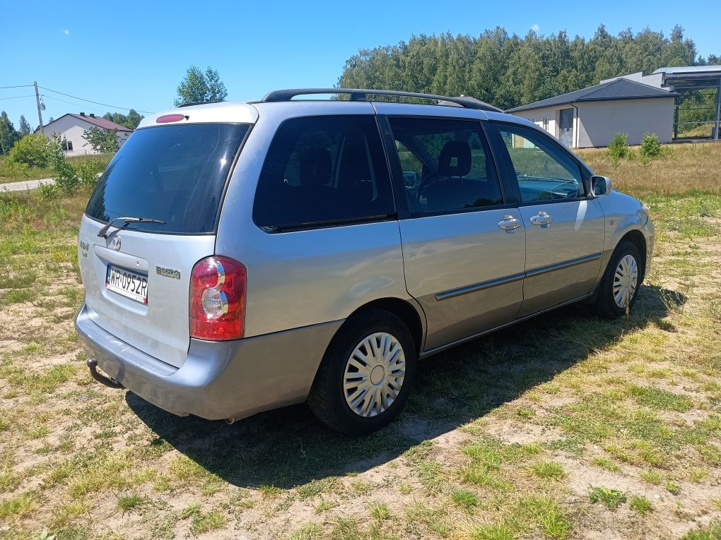 Mazda MPV 2.0 diesel 136km 2x przesuwne drzwi 7 osób Hak