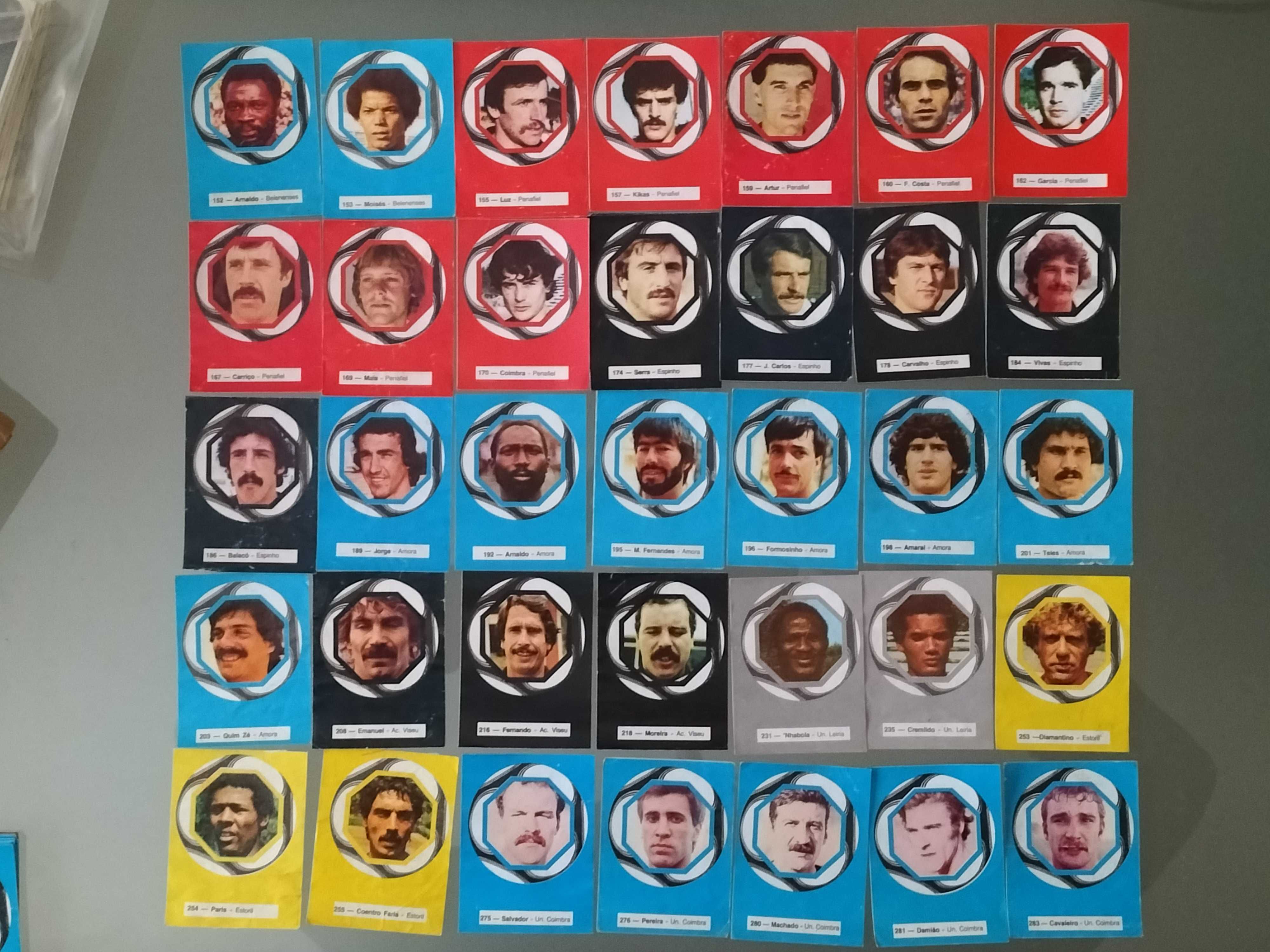 Lotes de cromos recuperados "Campeões de Futebol 81-82"
