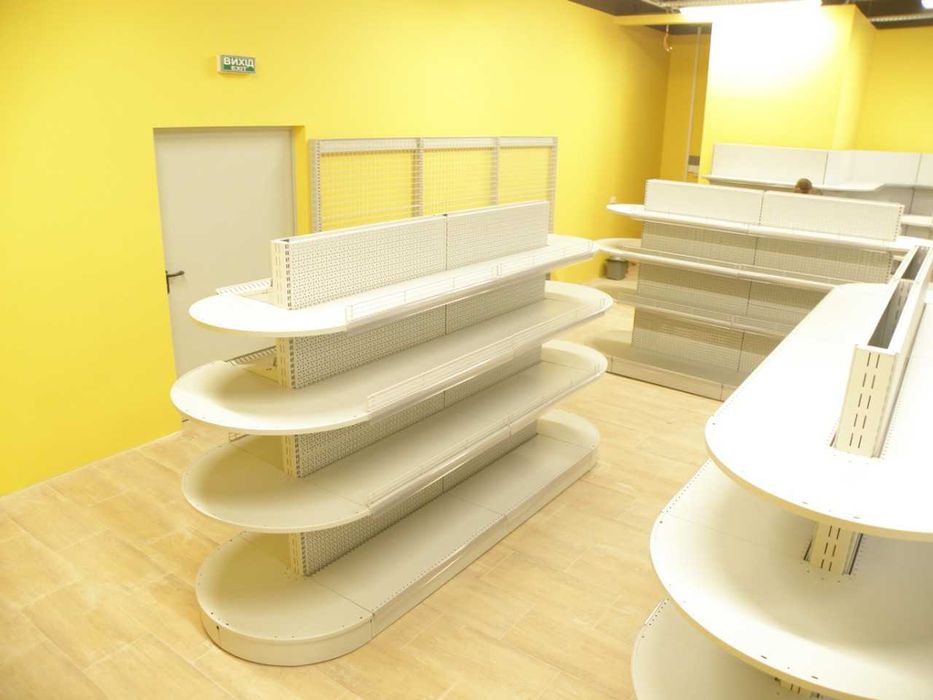 Металеві стелажі, торгівельне обладнання.(Виробник)