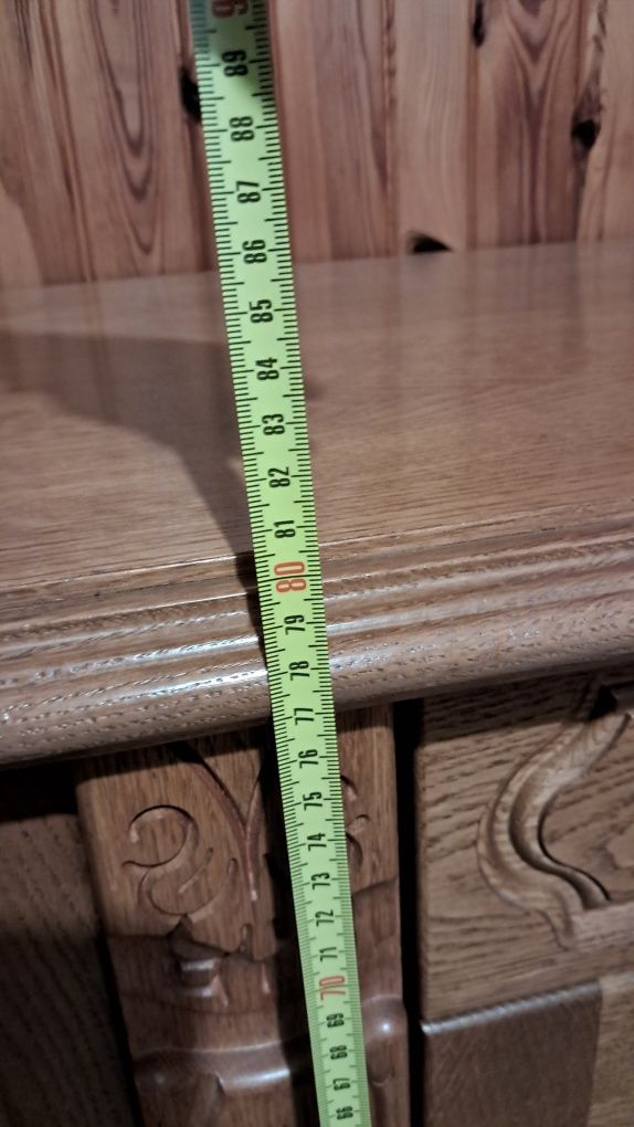 Komoda dębowa długa