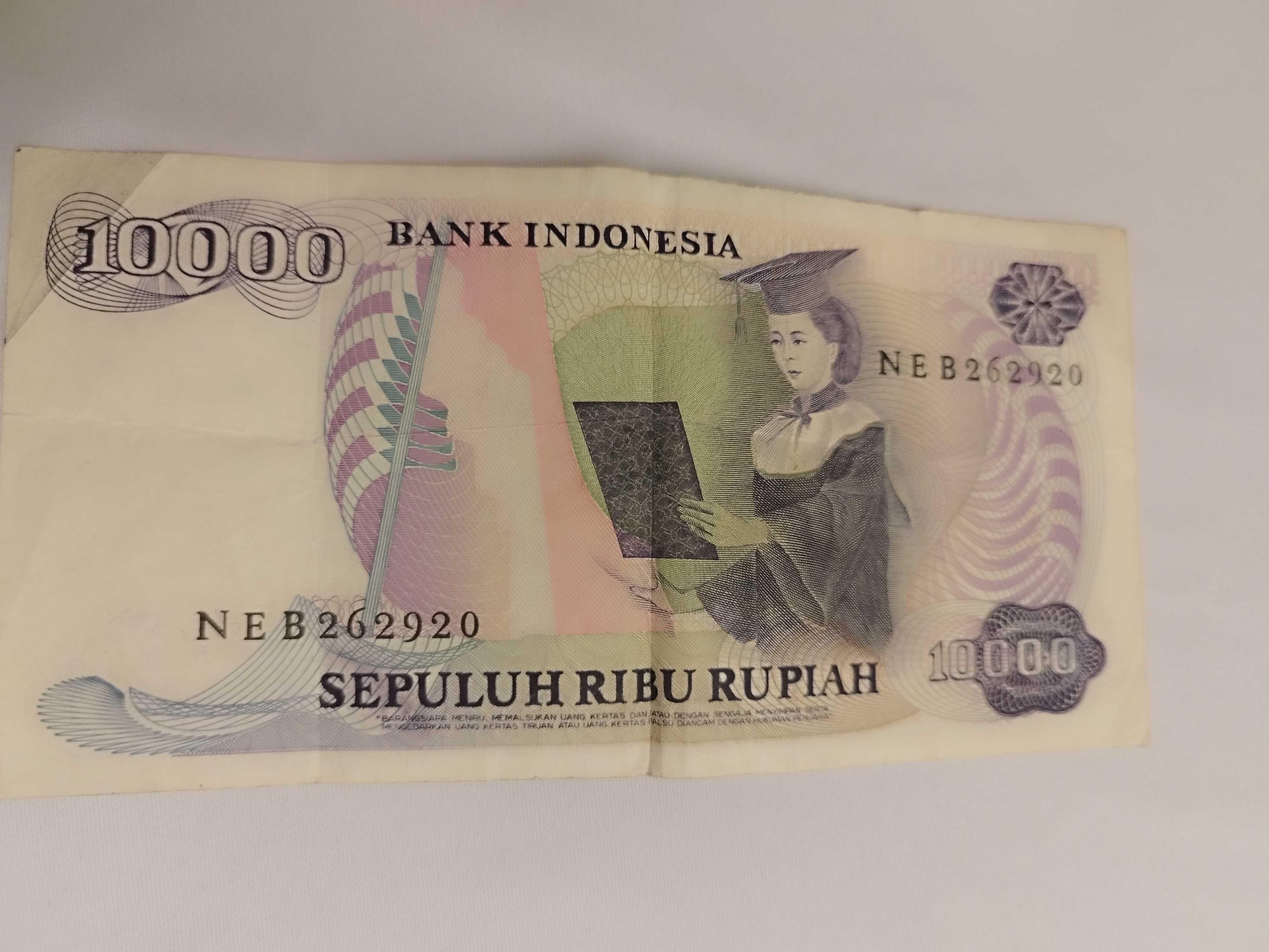 Banknot z Indonezji sprzedam.