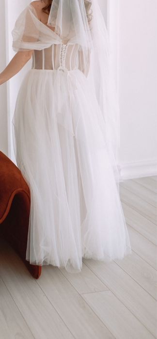 Свадебное белое платье