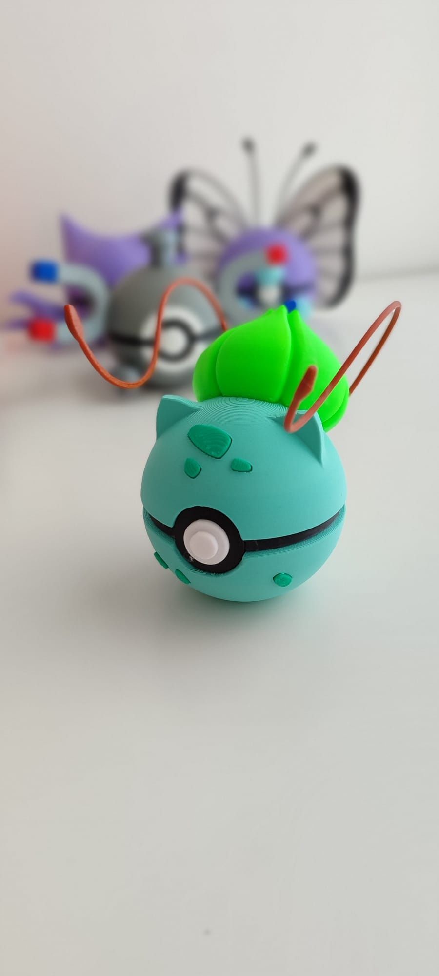 Bulbasaur pokeball pokemon 3d
