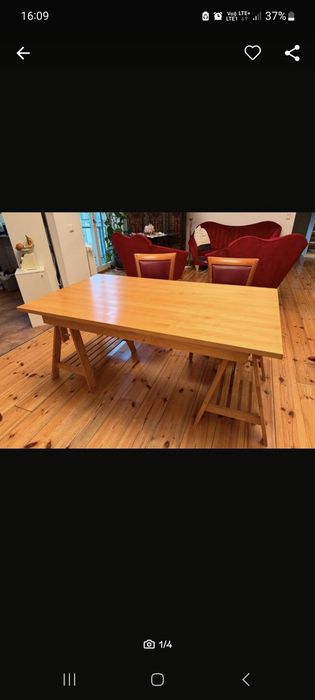 Stół lite drewno palisander teak