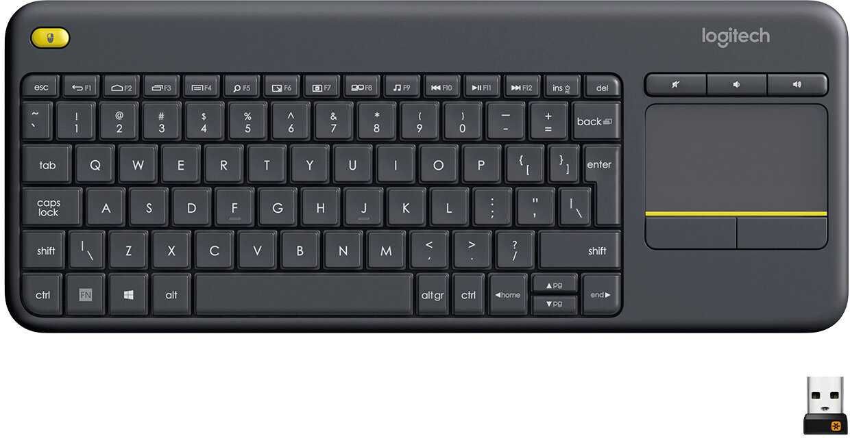 Klawiatura LOGITECH K400 Plus Czarny