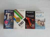 Kaseta VHS TDK, Sony, HCM [ nowa w folii ]