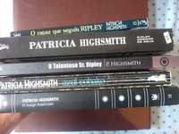 Cinco volumes da série Ripley - Patricia Highsmith