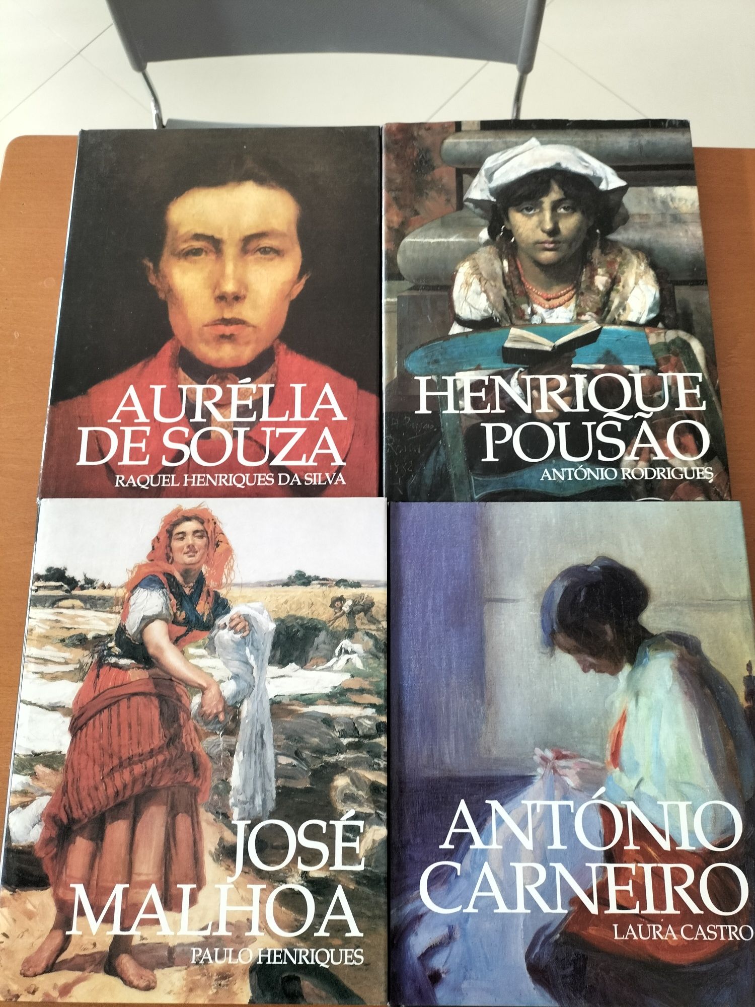 Coleção 4 livros sobre artistas portugueses