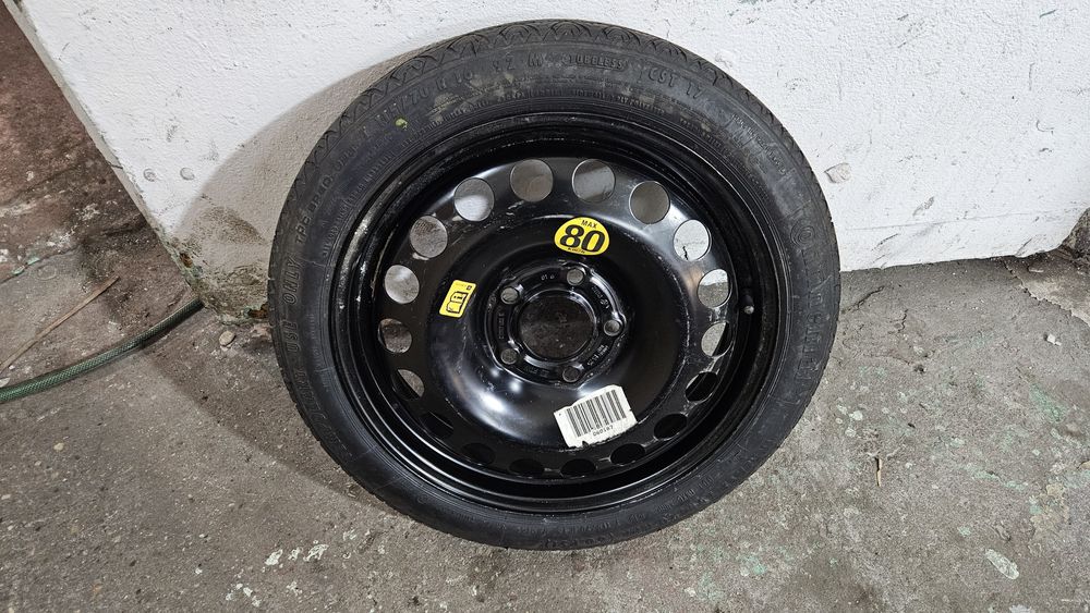 Nowe koło zapasowe dojazdowe opel astra j IV 4 k V 5 5x115 diesel 16
