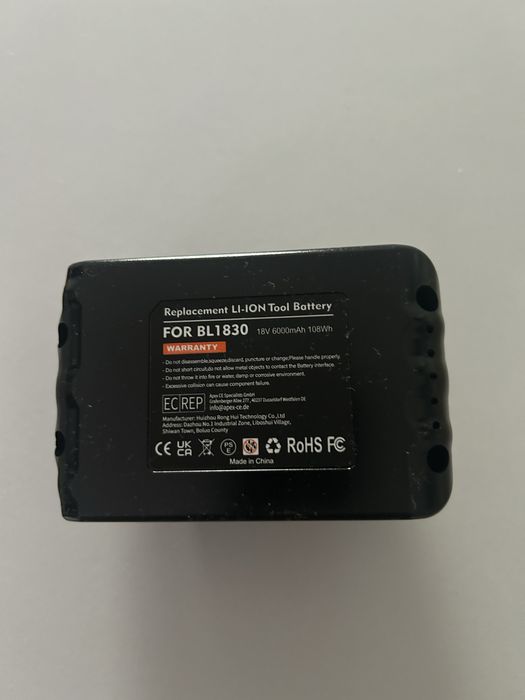 Bateria Makita BL 1830 6Ah (zamiennik)