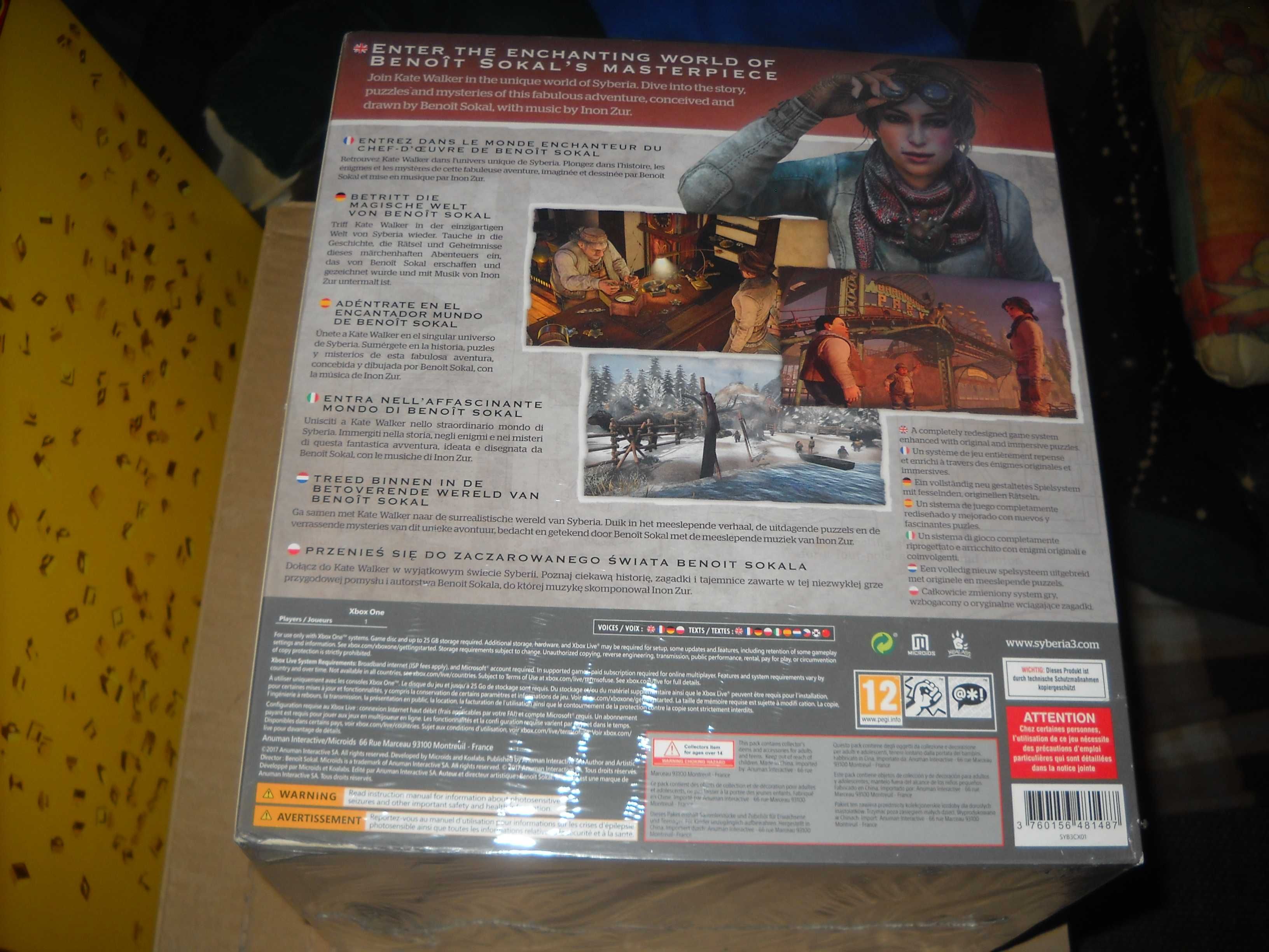 Syberia 3 Edycja Kolekcjonerska XBOX ONE - Nowa - Folia