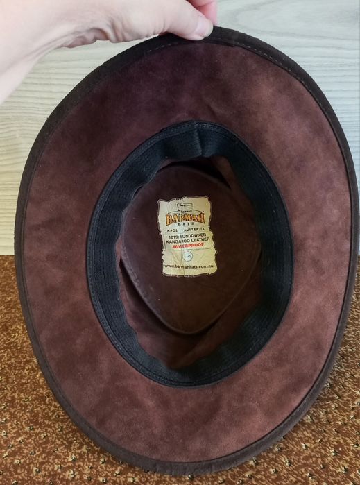 Шляпа ковбоя Barmah кожа
