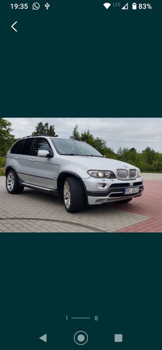 BMW X5 4.8is V8 LPG Automat xDrive • Alufelgi • Hak • Faktury serwisow