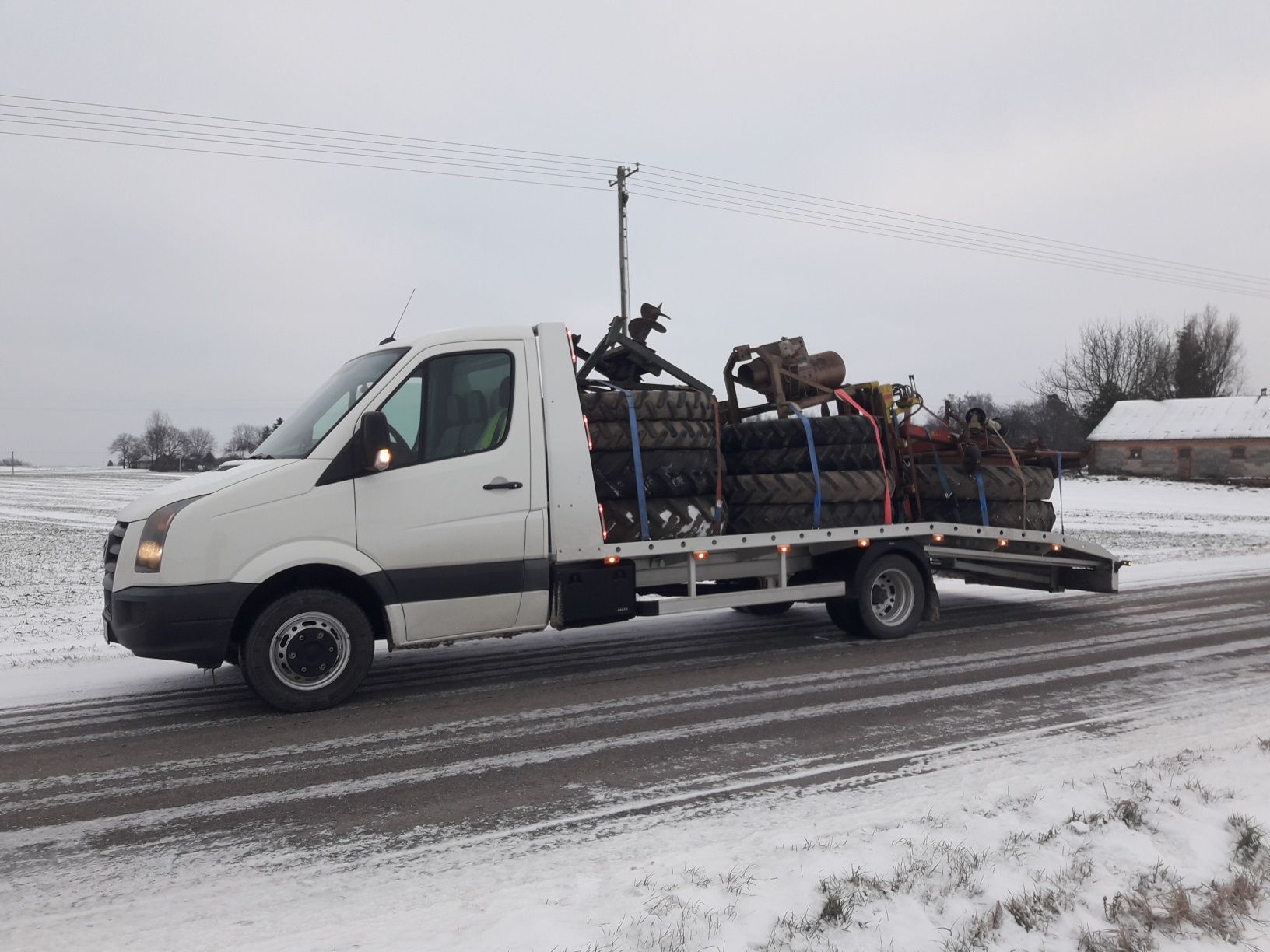 Auto Laweta 24/7 Transport Maszyn Holowanie Pomoc Drogowa autolaweta