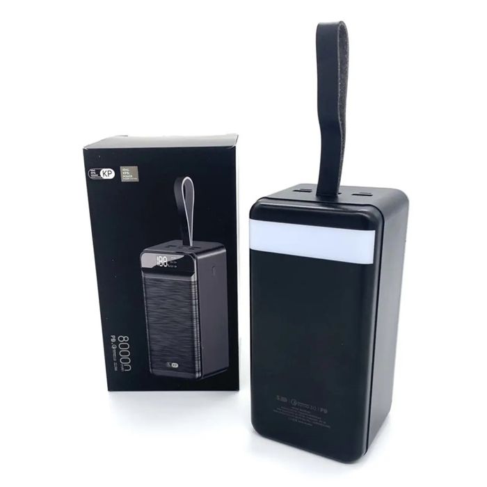 Повербанк 80000 швидка зарядка Power Bank Павербанк ліхтарик