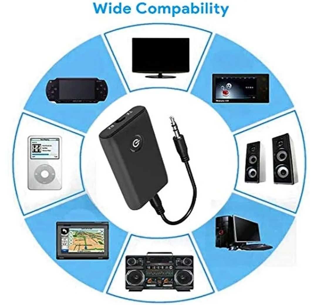 Bezprzewodowy adapter audio Bluetooth 3,5 mm 2w1 TX RX 10metrów B10S