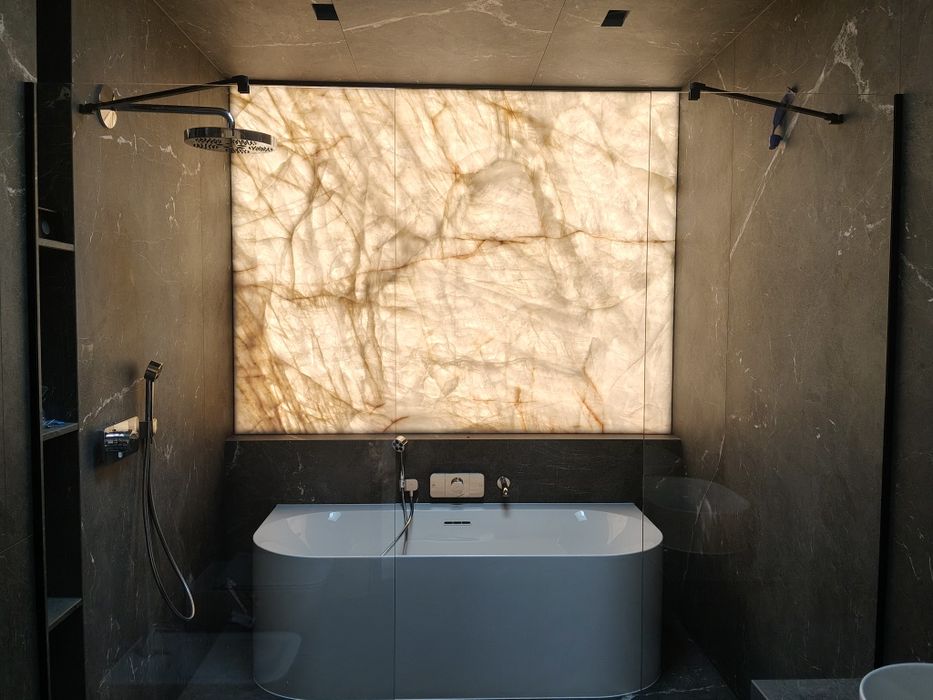 Blaty kuchenne, schody, oraz kominki z granitu, konglomeratu , spieku