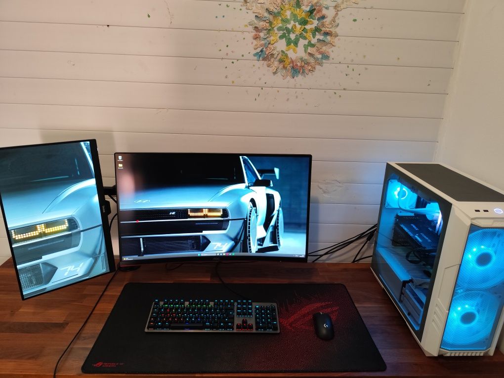 Computador completo pronto para uso.