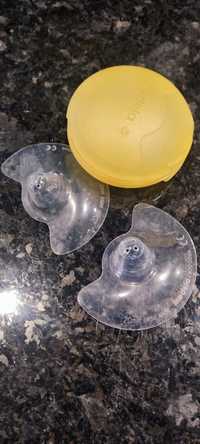 Mamilos silicone medela usados uma vez