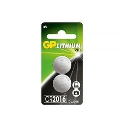 Bateria CR2016 3V 90mAh DL2016 GP Battery 2szt