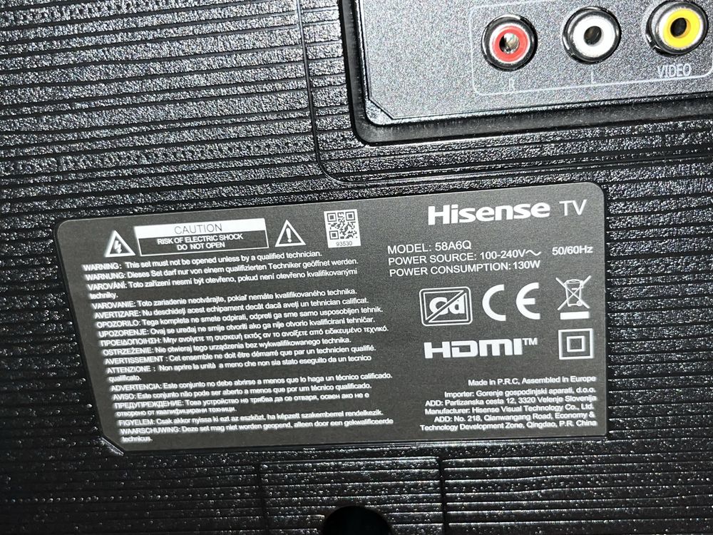 Tv hinsense 65 polegadas