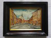 LUBLIN obraz olej Romana Muszyńskiego Stare Miasto