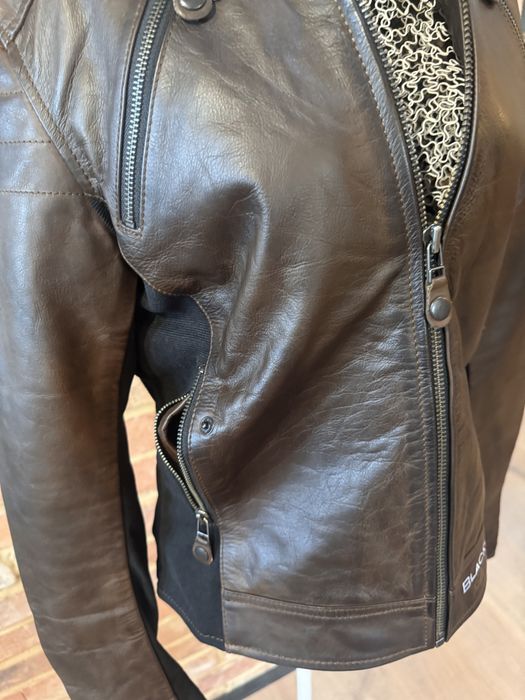Kurtka skórzana motocyklowa (ale nie tylko) Black Cafe