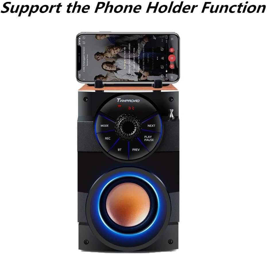 Głośnik S37, 11 W, przenośny głośnik, zasięg 30 m stereo Bluetooth 5.0