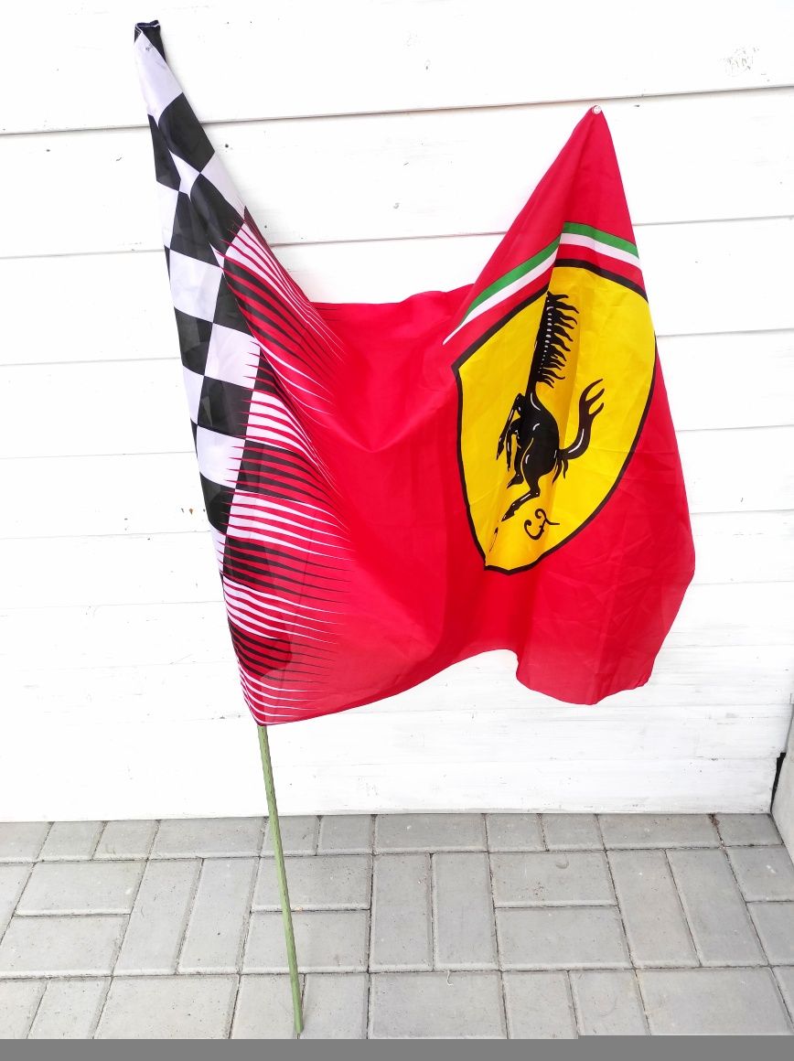 Oryginalna flaga Ferrari, F1  Italia, Wlochy