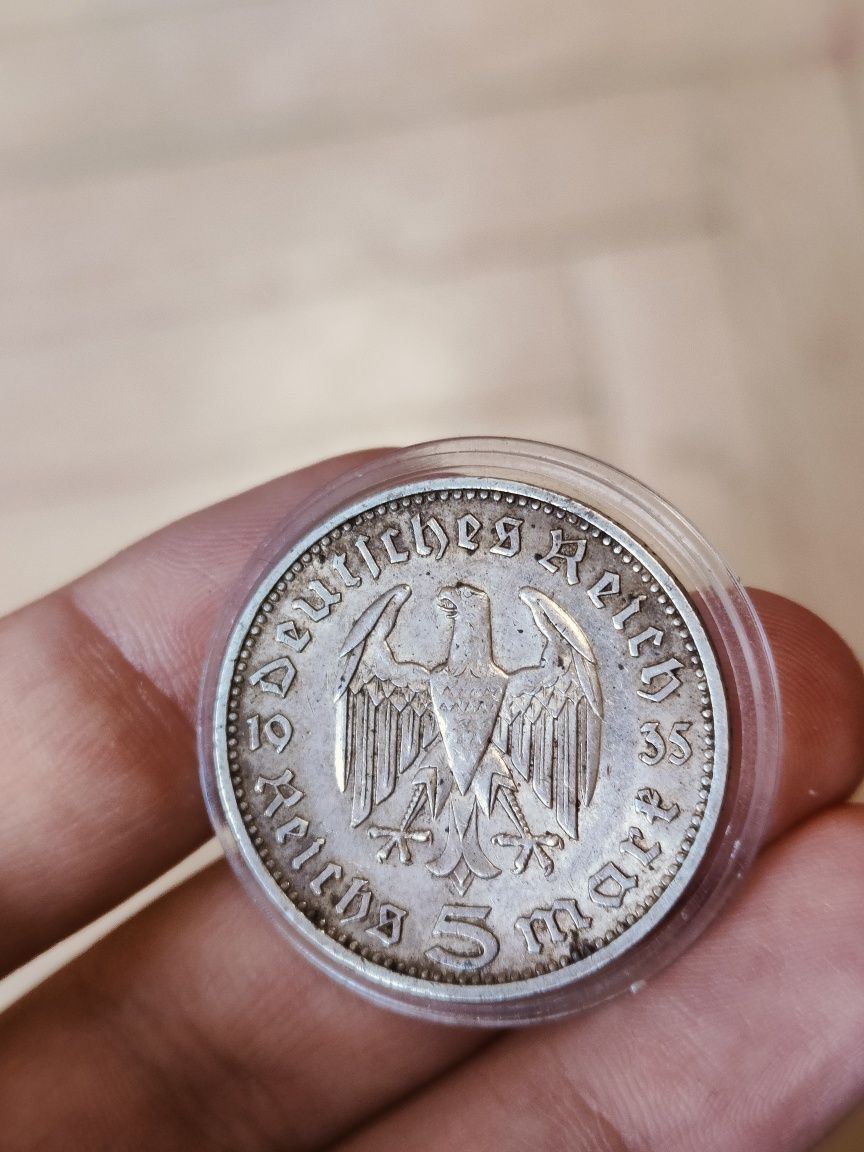 5 marek 1935-J Hindenburg, III Rzesza, Niemcy