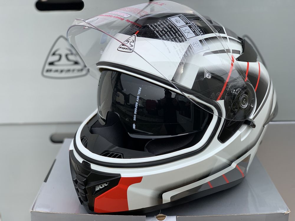 Kask motocyklowy BAYARD SP-68s Unity POLICARBON! Rozmiar L, XL