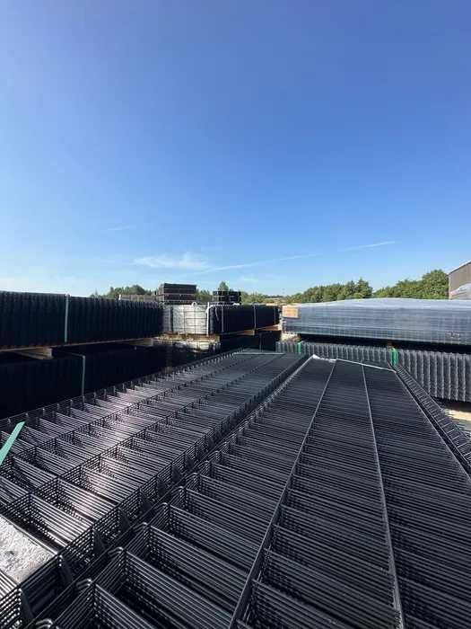 Ogrodzenie Panelowe  Najniższe cecy ZESTAWY panel 3D słupek obejmy KOM