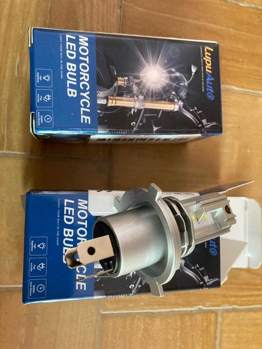 Мото авто лампа лед h4 н4