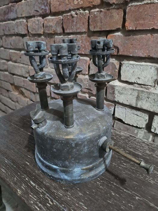 Kuchenka z mosiądzu antyk naftowa