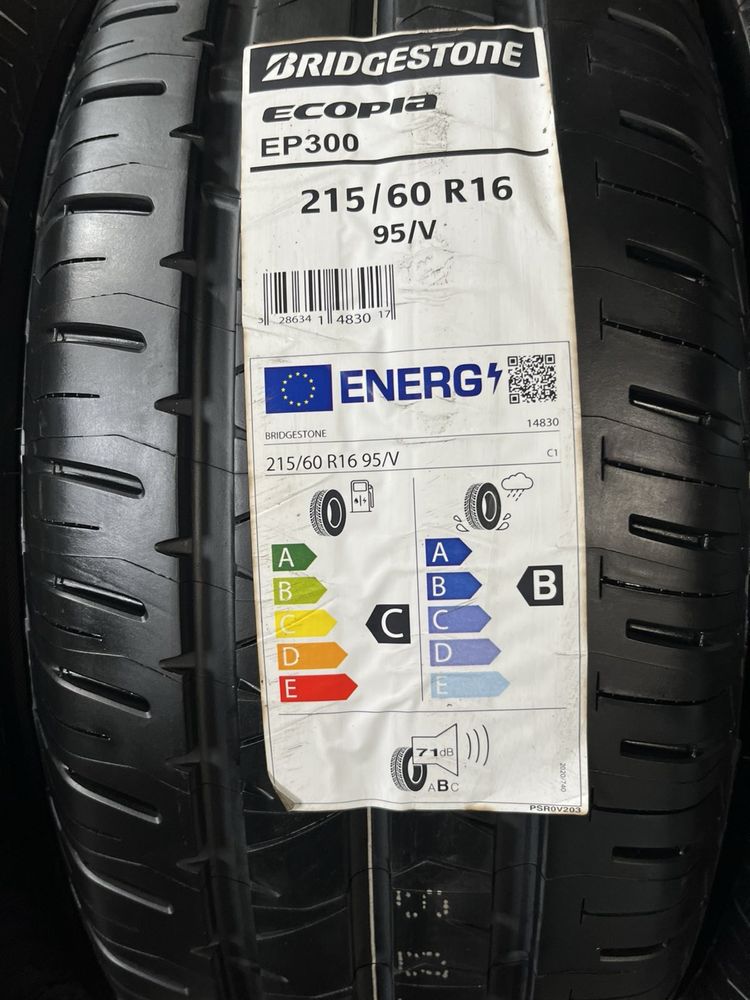 215/60/16 R16 Bridgestone ECopia EP300 4шт нові