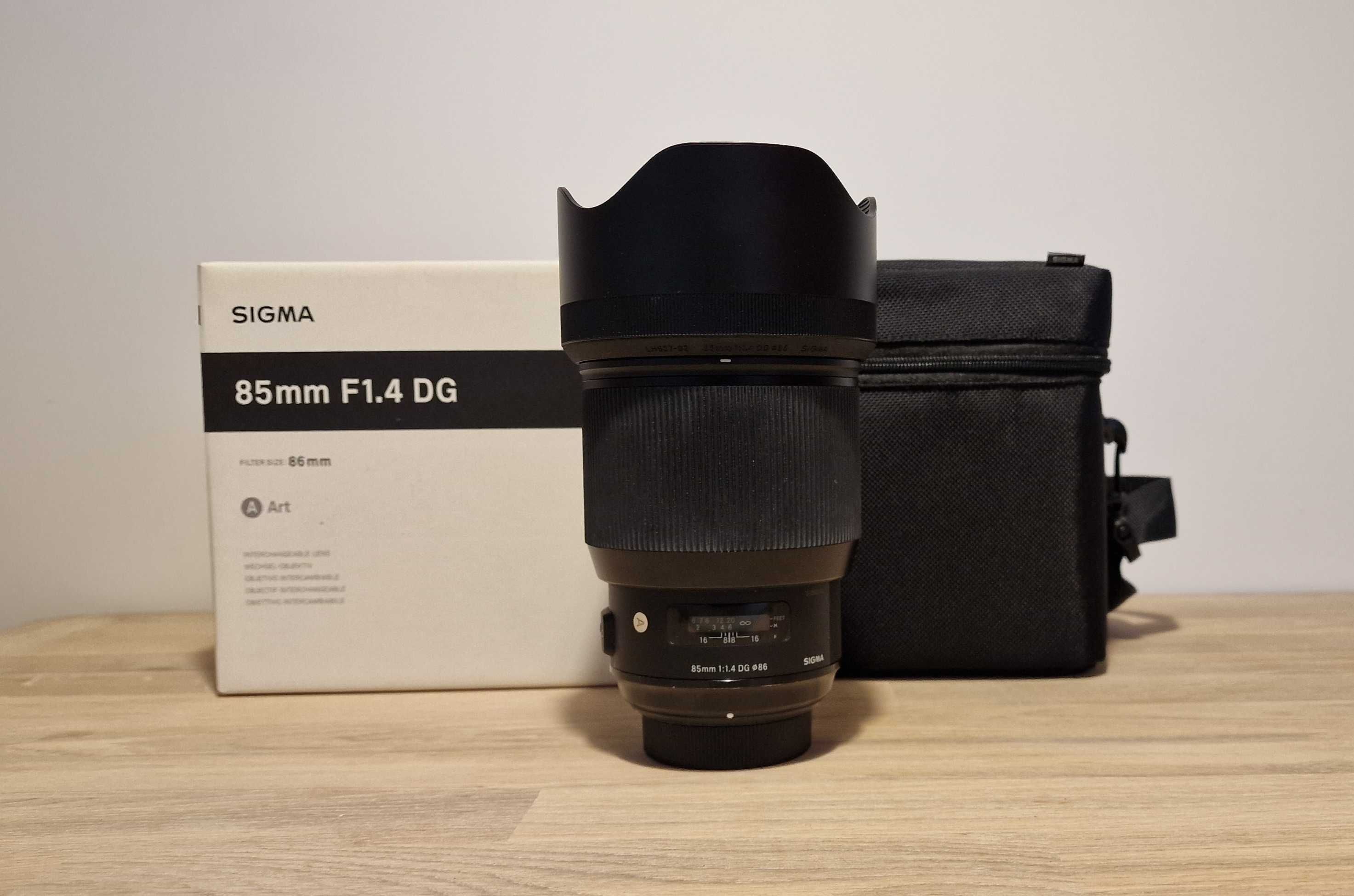 Sigma Art 85mm F1.4 DG Nikon, idealny