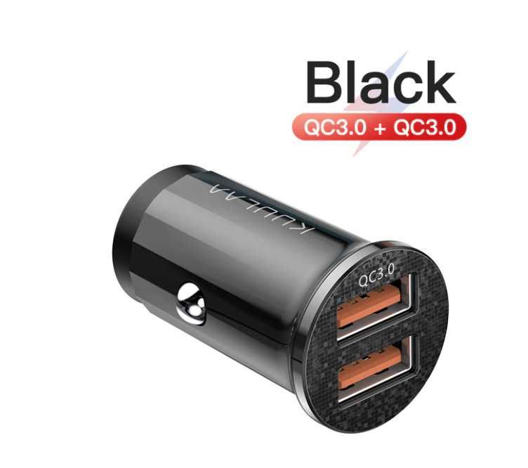 Автомобильное зарядное устройство USB, Type-C в прикуриватель