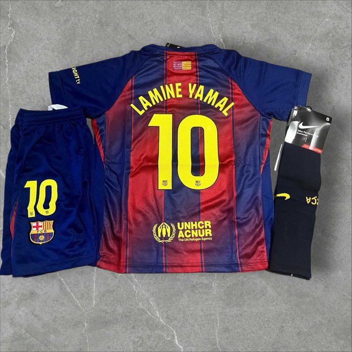 Lamine Yamal Strój FC Barcelona Sezon 25/26 Rozmiar 125-135cm